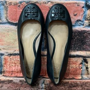Tory Burch Lowell Black Flats
